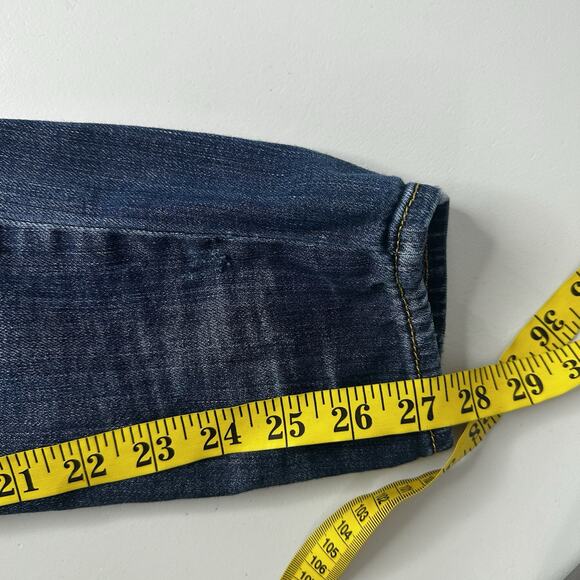 Buckle Black Jeans Womens 28 Blue Skinny Fit 53 Stretch Ankle Midrise Rips - Picture 13 of 15